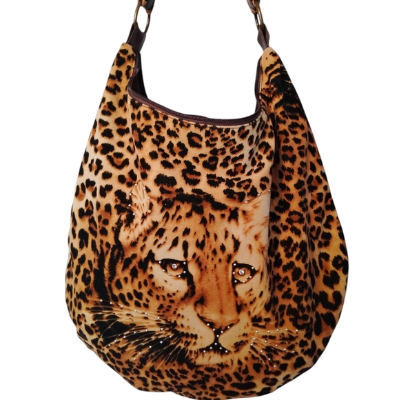 No Brand/label Handbags - Leopard Print Purse Tote Shoulder Bag